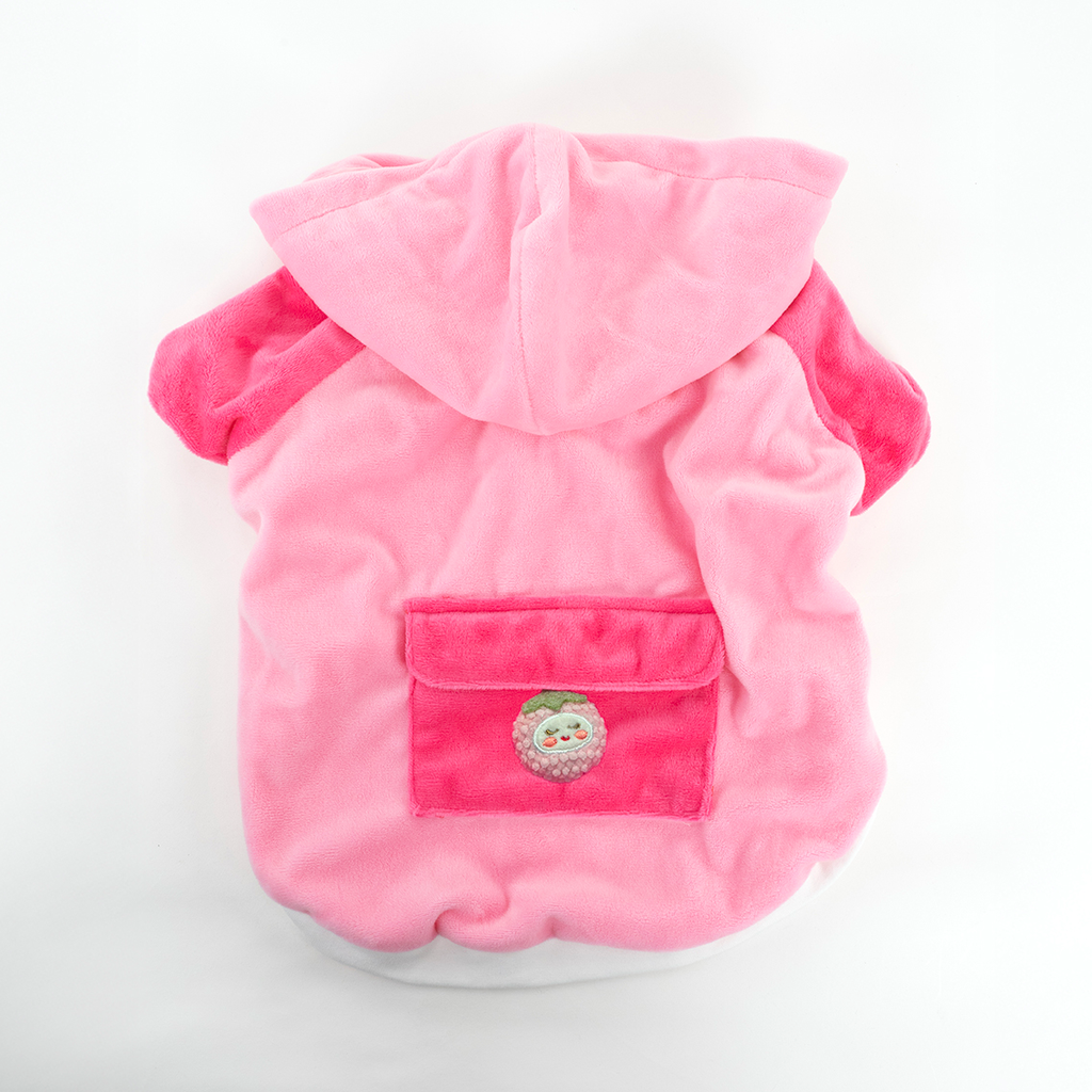 Pink Velvet Hoodie Jacket