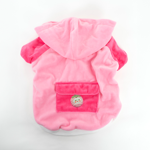 Pink Velvet Hoodie Jacket