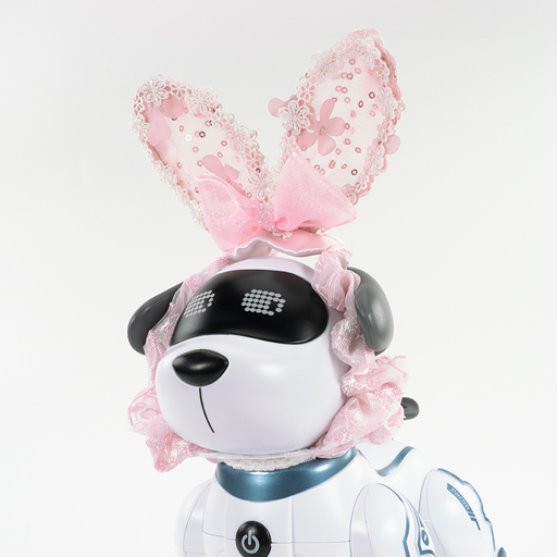 RB_Pink lace rabbit headband