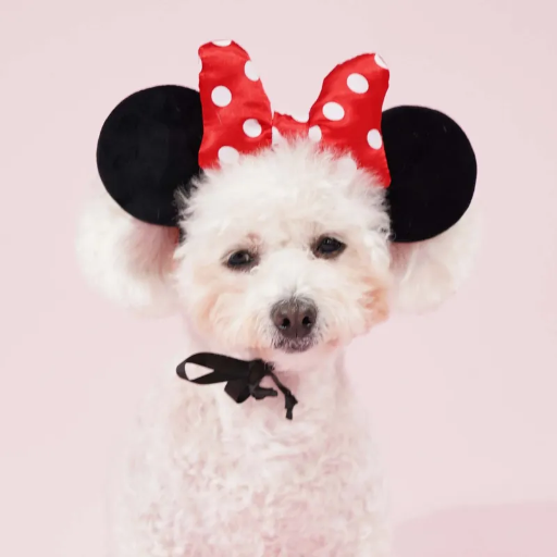 Minnie Mouse Premium Disney Ears Head Accessory for Pets